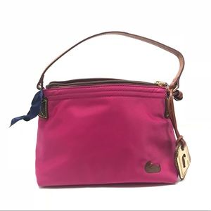DOONEY & BOURKE Small Nylon Fuchsia Shoulder Bag